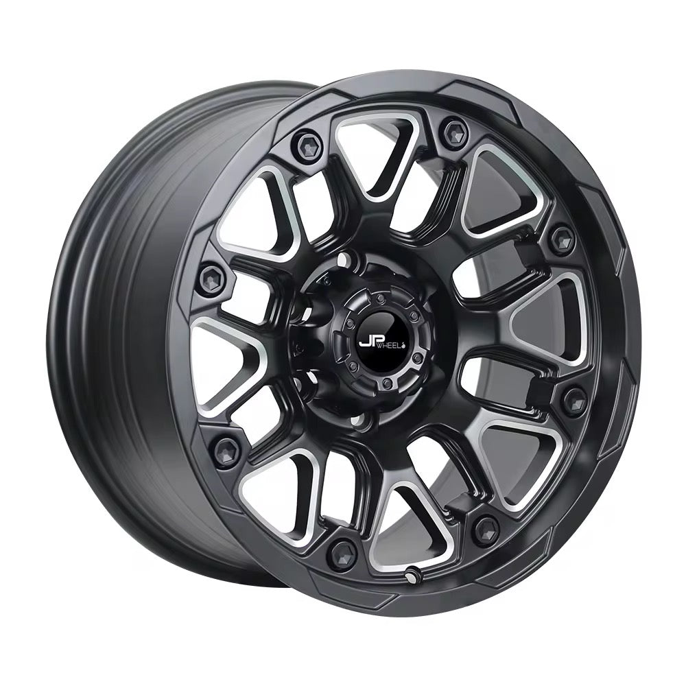 Jovelli™ Titan Forge Off-Road Wheels – 17x9 Deep Dish Matte Black | 6-Lug Performance Series