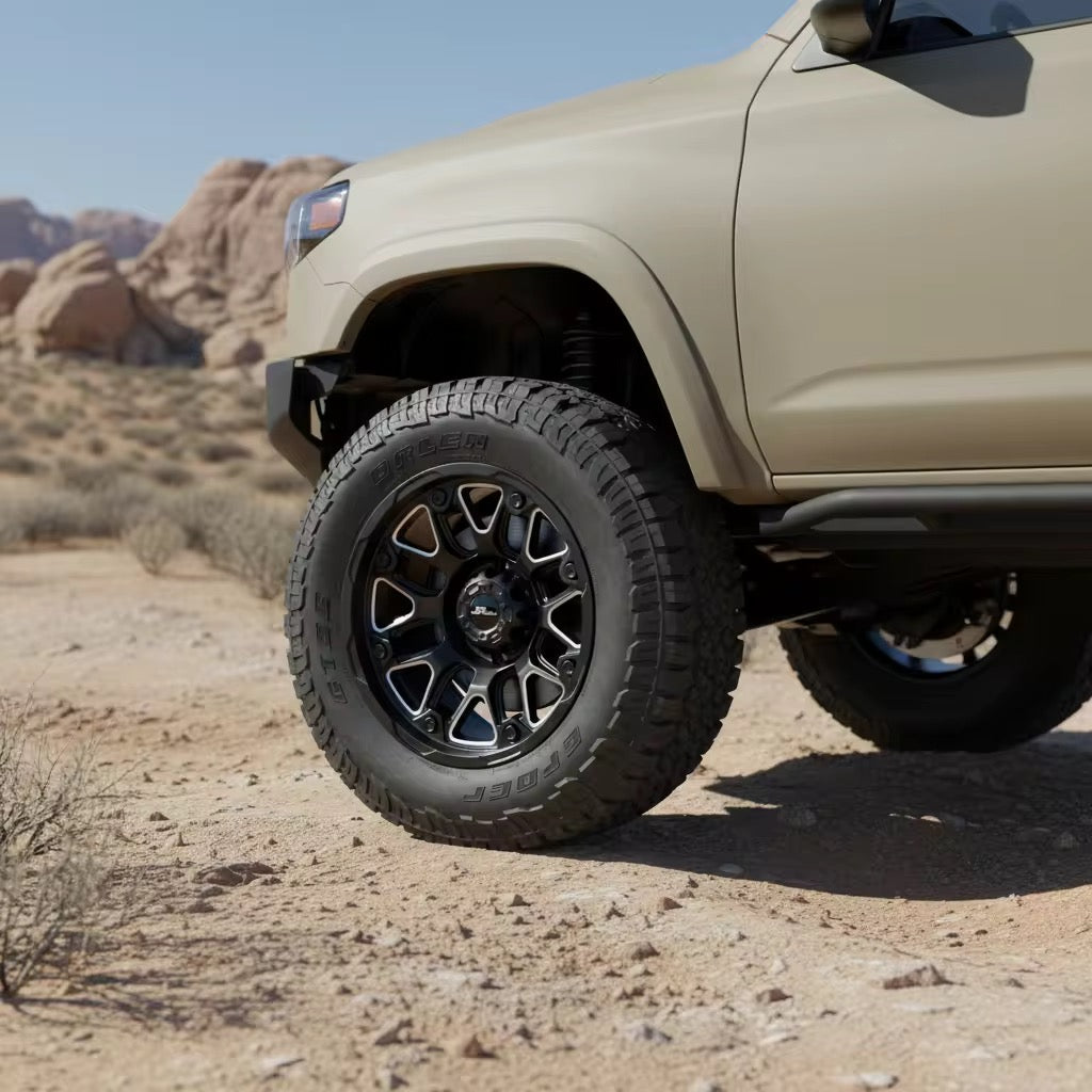 Jovelli™ Titan Forge Off-Road Wheels – 17x9 Deep Dish Matte Black | 6-Lug Performance Series