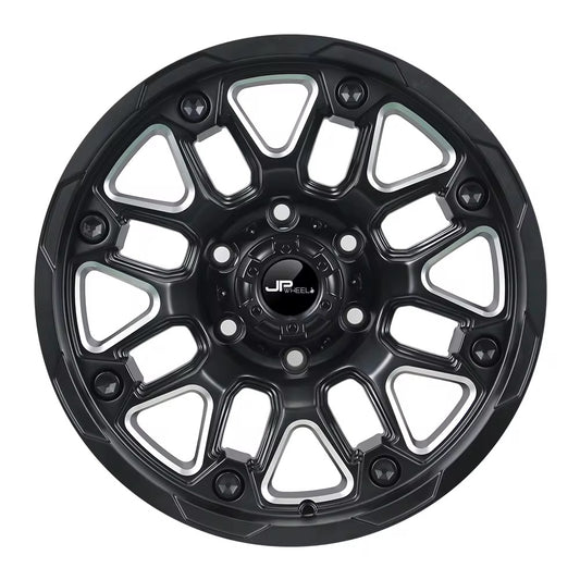 Jovelli™ Titan Forge Off-Road Wheels – 17x9 Deep Dish Matte Black | 6-Lug Performance Series