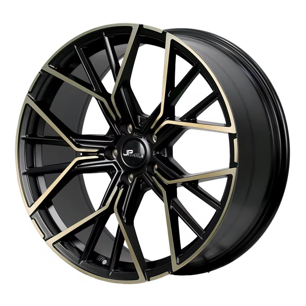 Jovelli™ Performance Alloy Wheels - 5x112 / 5x120 Universal Fit (Black Machined Design)