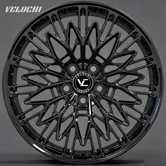 Jovelli™ Velocita Monoblock Forged Wheels – 17”–22” Custom Multi-Spoke Luxury Series