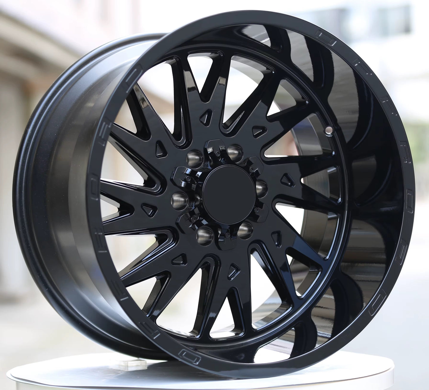 Jovelli™ TerraForge Deep Dish Truck Wheels – 18”–26” Aggressive Off-Road Series (5/6/8 Lug Fitment)